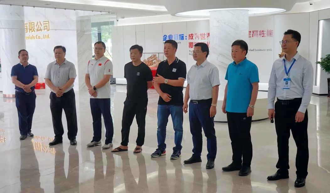 立讯精密王来胜副董事长一行到马博官方网址材料考察